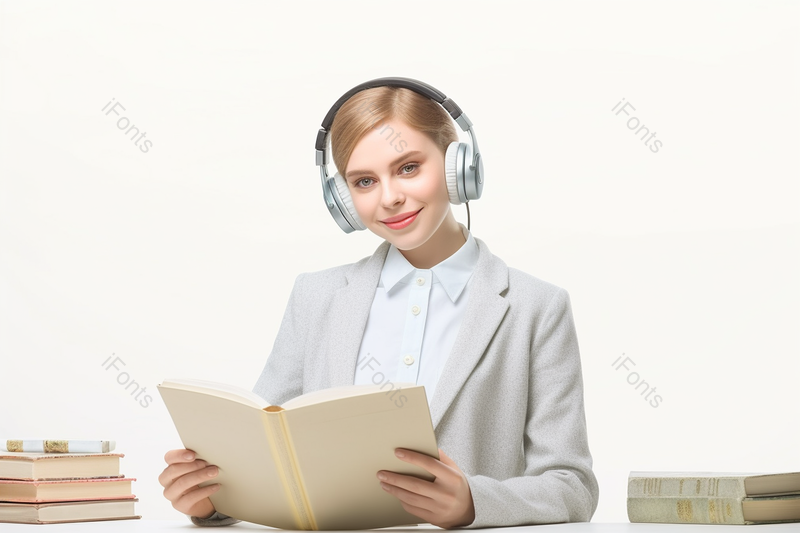 通过电脑线上授课的英语外教,高清,摄影图,摄影图片,图片大全,摄影图免费下载